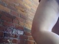 Piss on wall desperate 