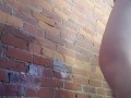Piss on wall desperate 