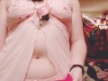 Curvy murrsuiter does a strip tease