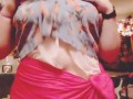 Curvy murrsuiter does a strip tease