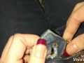 Pussy play with orgasm in car 