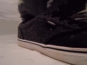 Wet Vans and Jeans in the Shower