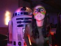 Sexy Tease at a Star Wars themed costume Party