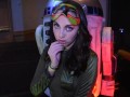 Sexy Tease at a Star Wars themed costume Party
