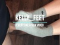 teen sockjob with gray nike socks, footjob teen socks after gym fuck cum