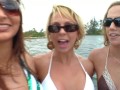 Tight Teens Flash Their Tits and More in the Public Party on a Speed Boat