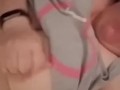 SSBBW playing with her big boobs and moaning