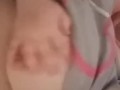 SSBBW playing with her big boobs and moaning