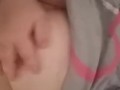 SSBBW playing with her big boobs and moaning