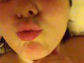 close up POV nerdy slut moaning and ahegao face