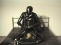 Heavy Rubber Girl With Latex Gasmask And Pisspants Pissing Breathplay