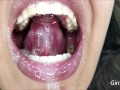 Mouth, teeth, vore, spit and tongue fetish of Jan and Feb (demos)