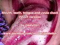 Mouth, teeth, vore, spit and tongue fetish of Jan and Feb (demos)