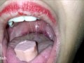 Mouth, teeth, vore, spit and tongue fetish of Jan and Feb (demos)