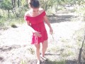 Risky public park piss