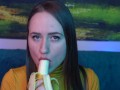 EATING A BANANA ASMR