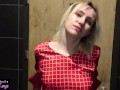 Public Agent Sex with Russian Teen in Mc'Donalds Toilet & Cum on Tits / Kiss Cat