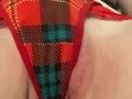 Cum In Plaid Panties