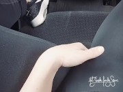 Uber fantasy: testing the uber driver on a public highway. Yoga pants