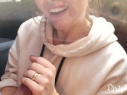 She SMILES and LOVES a BIG Load of Cum in Her Sweet Mouth