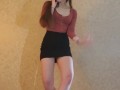 Dance and strip to nude.  Skirt & bodysuit(Pillowtalk by Zayn)