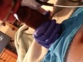 Sexy Nurse With Latex Gloves Gives Blow Job To Patient No COVID-19