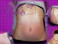 Paula masturbates her navel and climaxes with a navel finger Fantasy