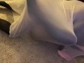 Nylon bodystocking ENCASEMENT bondage pantyhose couple sex