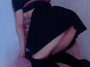 SCHOOL GIRL FUCKS HIMSELF WITH A VIBRATOR BEFORE ORGASM