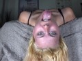 Sloppy Upside Down Facefucking Throatpie - Cumming Twice - Jamie Stone