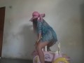 Desperate at home I have to dance alone for lack of sex Desperate at home I