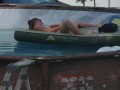 Caught my girlfriend playing in the pool