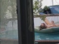 Caught my girlfriend playing in the pool