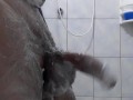 Man with Huge Cock Masturbates