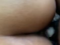 OOPS! my Latino step-brother creampies in my black pussy