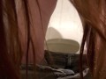 pissing in public restroom 