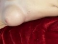 Cumshot on Stranger Girl Big Tits after party
