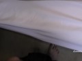 Caught step sister masturbating during quarantine, I came inside her pussy.