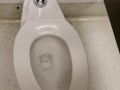 POV Girl w/ hairy Pussy Makes A Mess At The Public Toilet