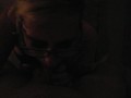 collared slave loves to deep throat