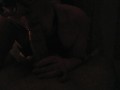 collared slave loves to deep throat