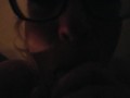 collared slave loves to deep throat