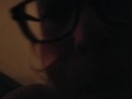 collared slave loves to deep throat