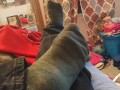 Browning sock tease