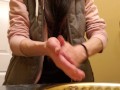 Fingering My Asshole While I Piss At The Thai Restaurant