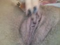 Extreme close up Big clit pussy torture and squirting orgasm masturbation