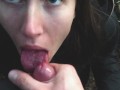 Russian girl made a blowjob in German park (outdoor porn) nov/2019