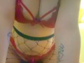 Reverse Cowgirl Fuck in Fishnets