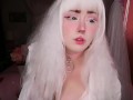 Bunny Girl Cums Really Fast on Vibrator (*´ω｀*)