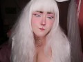 Bunny Girl Cums Really Fast on Vibrator (*´ω｀*)